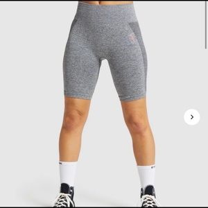 NWT Gymshark Flex Cycling Shorts Marl Pink